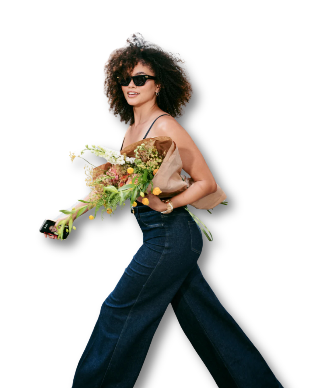 SPANX Wide Leg Jeans - Raw Indigo