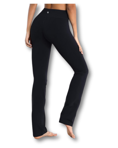 Women's High Waist Straight Leg Yoga Pants